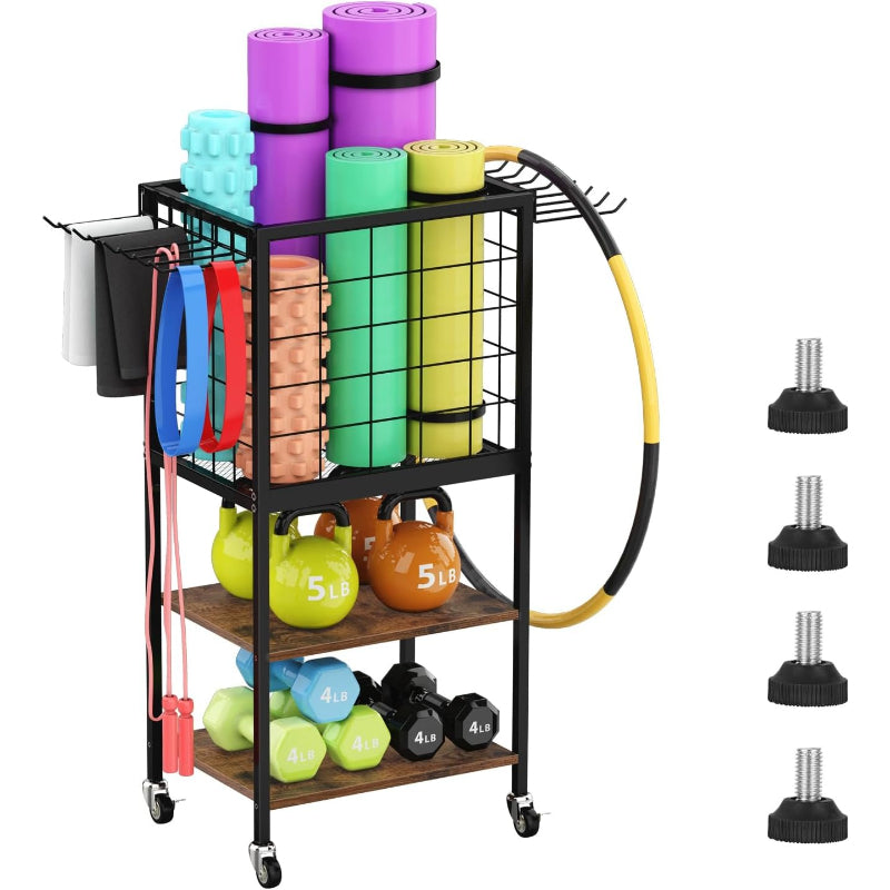 Home Gym Storage Organizer