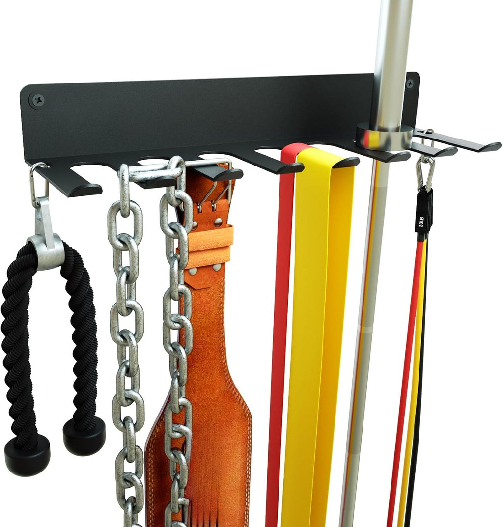 Double Circle Wall Mount Gym Storage Rack