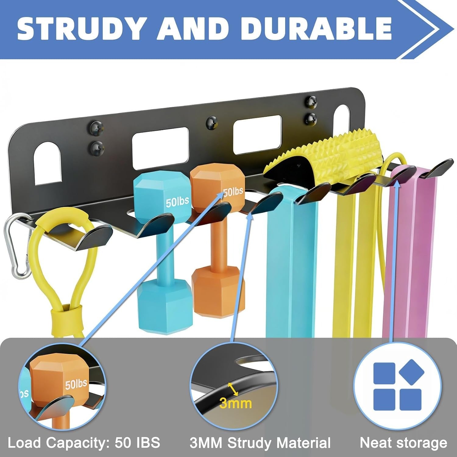 Multi-Purpose Gym Storage Rack