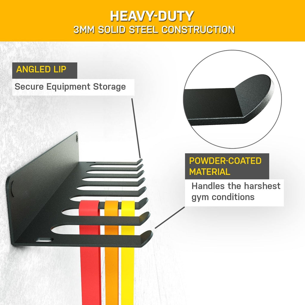 Double Circle Wall Mount Gym Storage Rack
