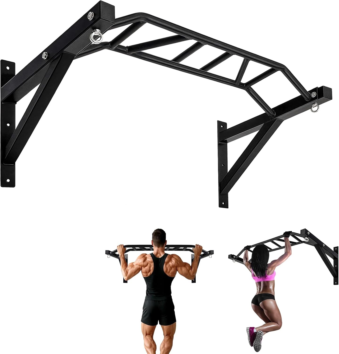 Multifunctional Wall Mount Pull-Up Bar