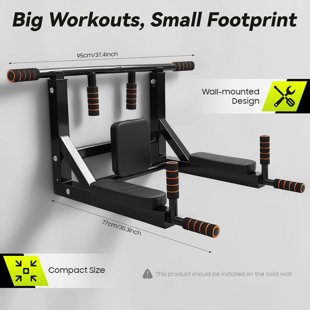 Multifunctional Wall-Mounted Pull Up Bar