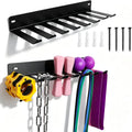 2 Pack Wall Mount Gym Storage Rack