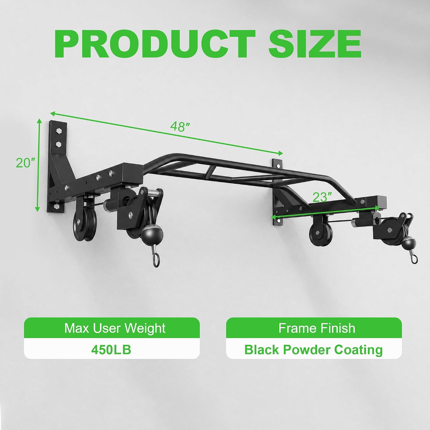 Wall Mounted Pull Up Bar
