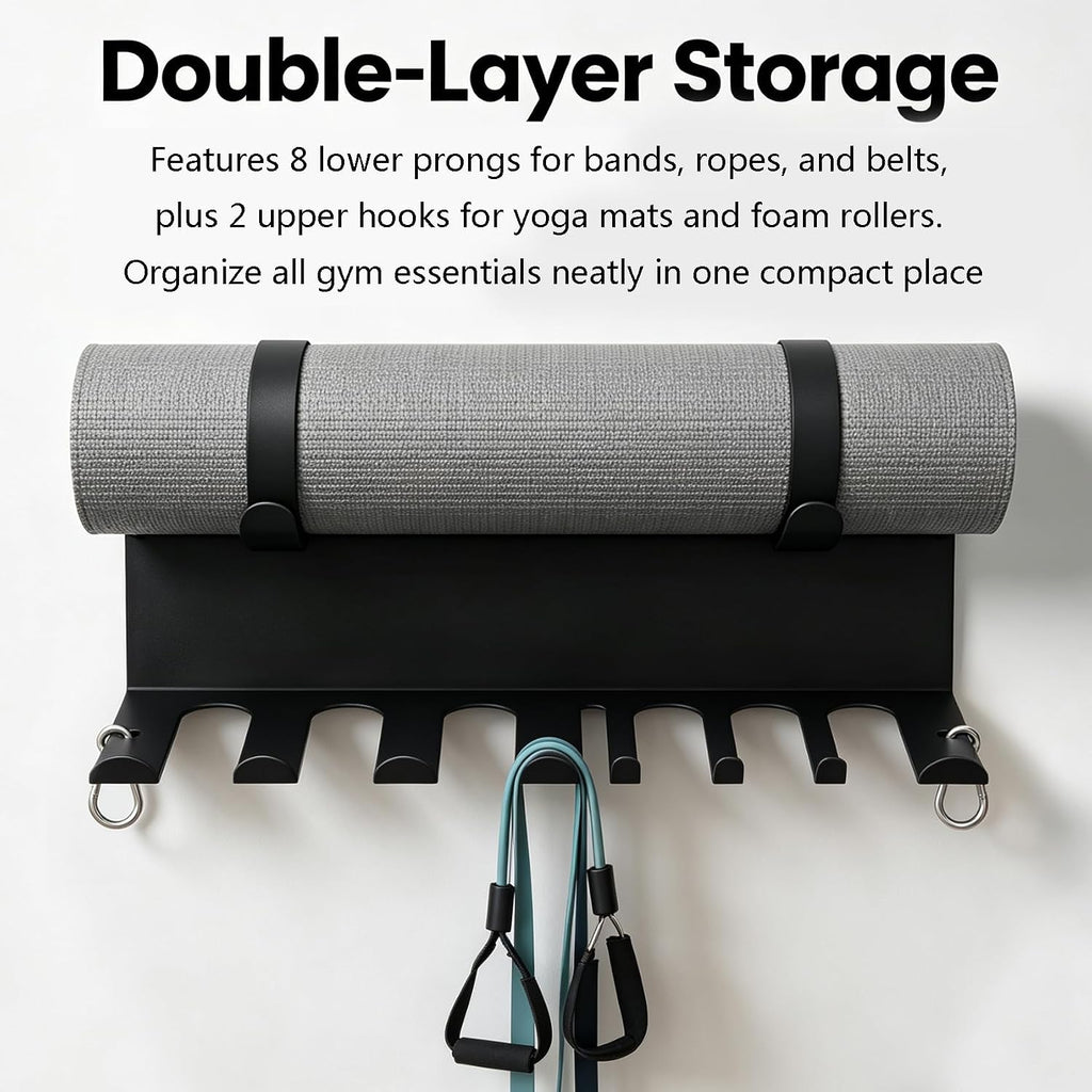 Tier Gym Wall Storage Rack