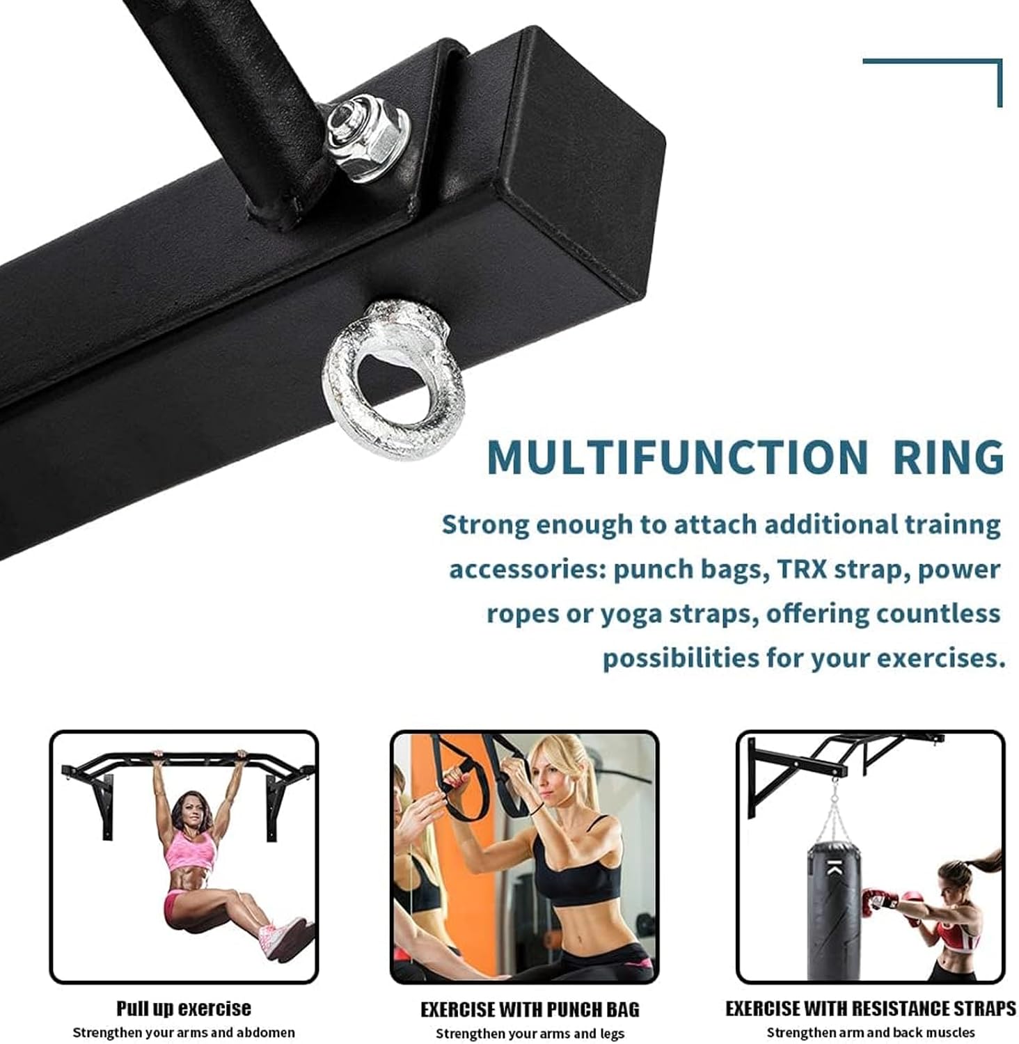 Multifunctional Wall Mount Pull-Up Bar
