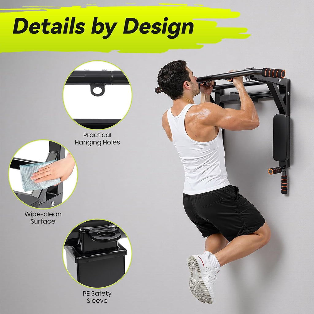 Multifunctional Wall-Mounted Pull Up Bar
