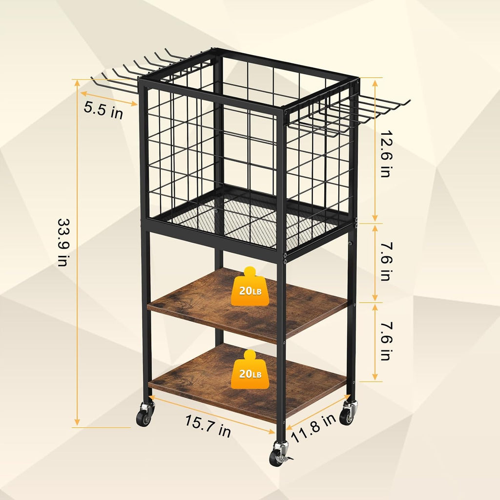 Home Gym Storage Organizer