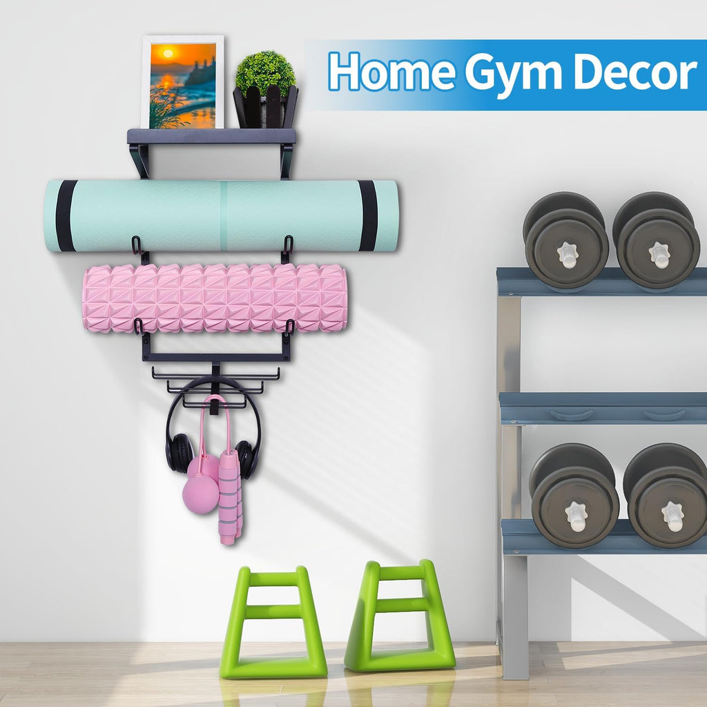 Wall Mount Yoga Mat Holder