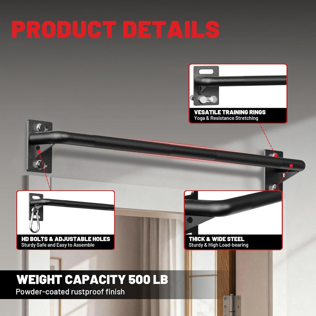 Wall Mounted Pull Up Bar