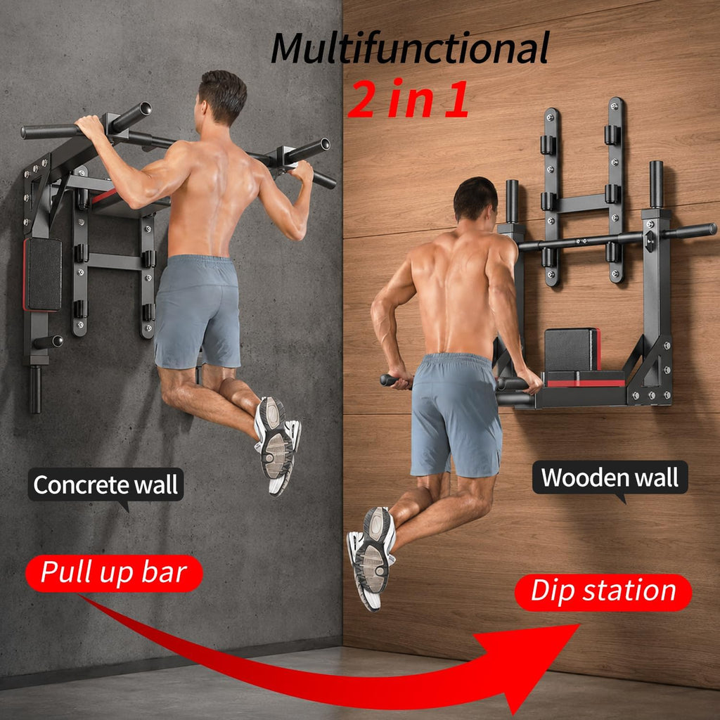 Multifunctional Wall Mounted Pull Up Bar