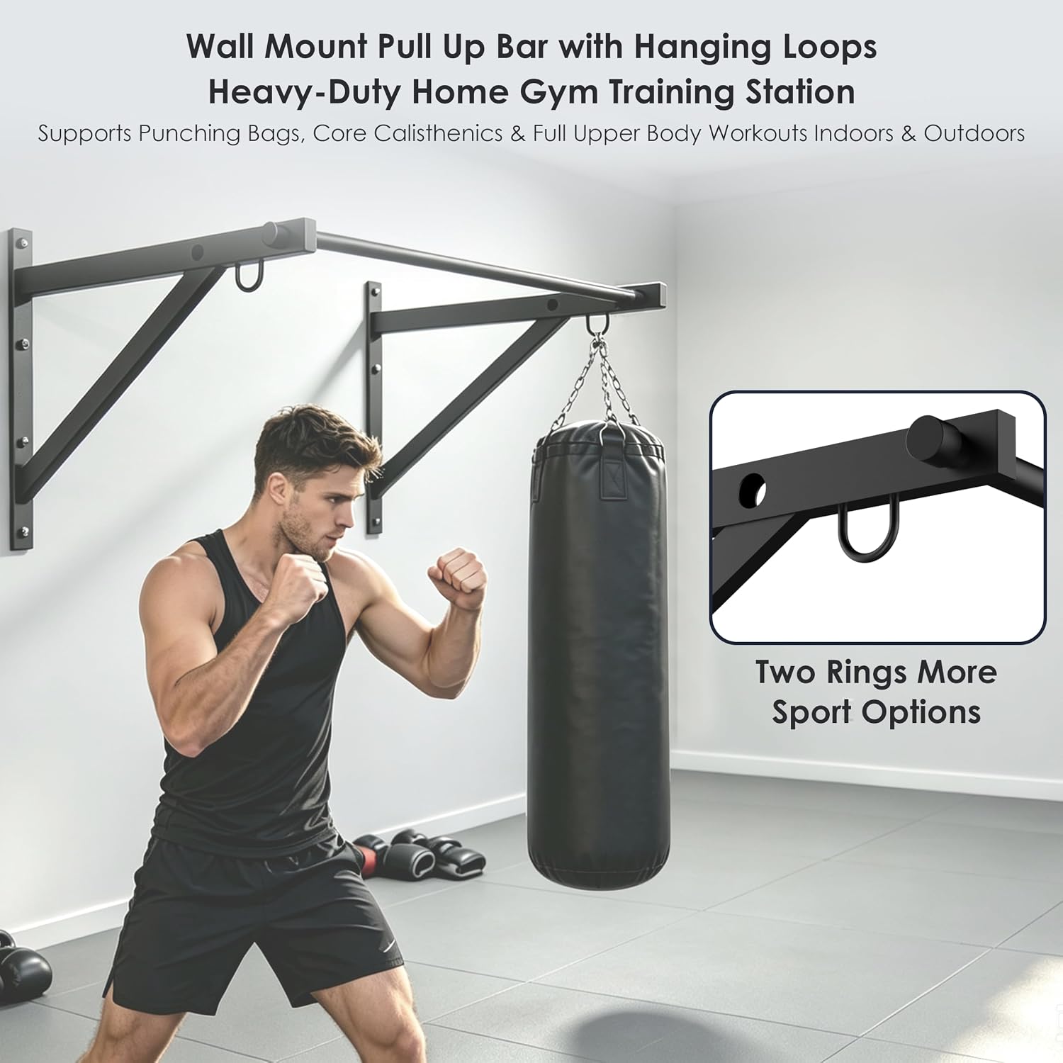 Wall Mounted Pull Up Bar