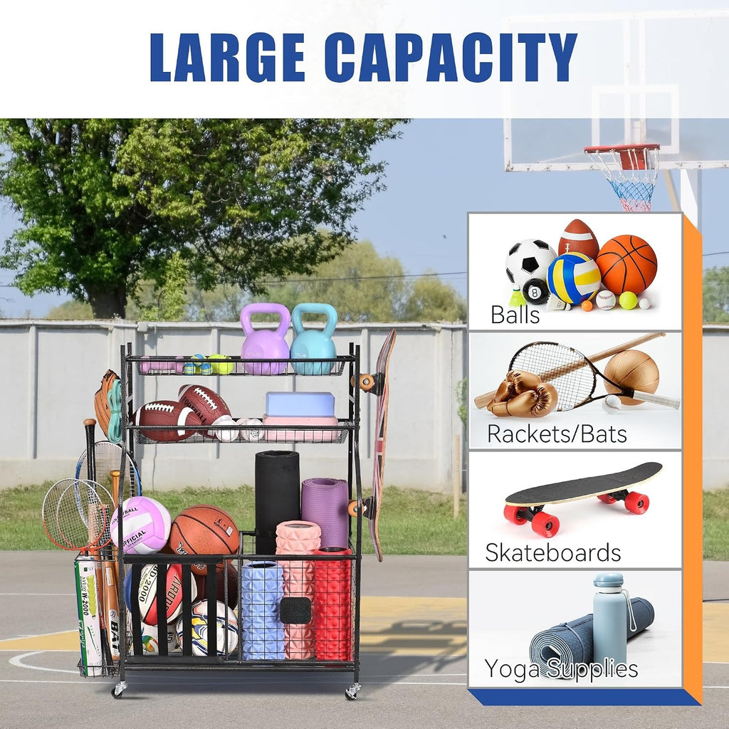 Rolling Garage Organizer