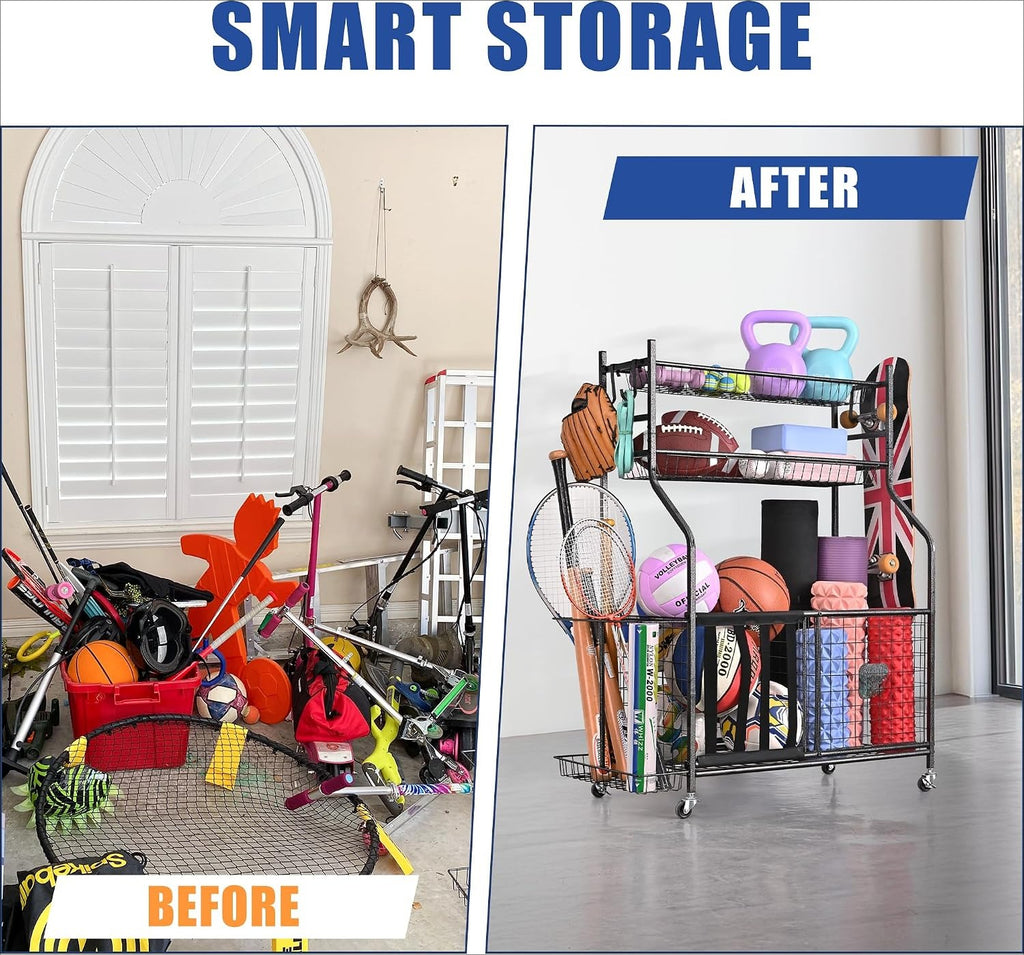 Rolling Garage Organizer
