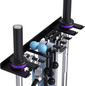 Wall Mount Gym Storage Rack with Heavy Duty Hooks