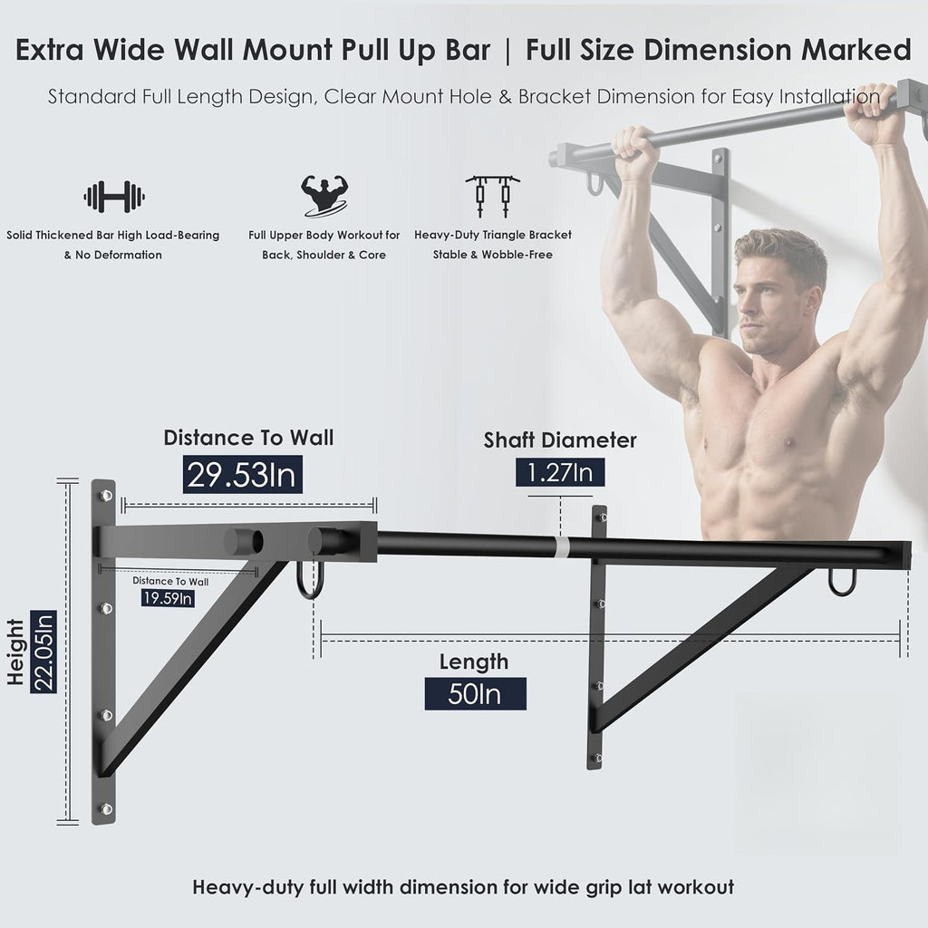 Wall Mounted Pull Up Bar